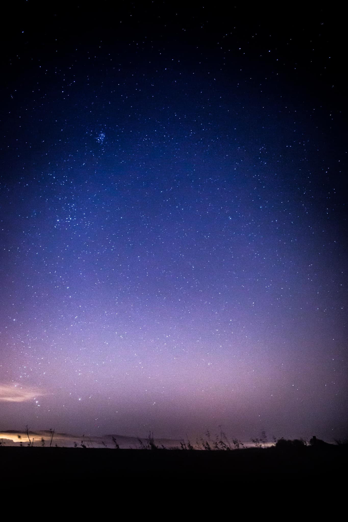 stars & Milkyway Wiltshire Barbury at night