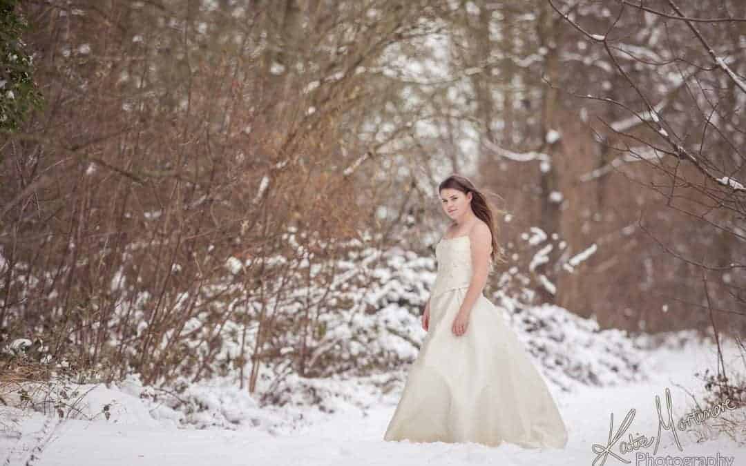 Snow wedding dress daughter mother dress