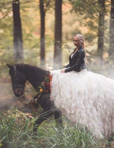 cherish the wedding dress equine horse