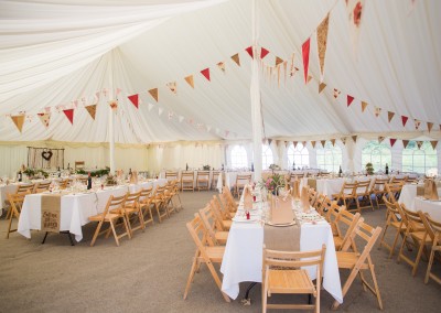 marquee wedding rustic styling